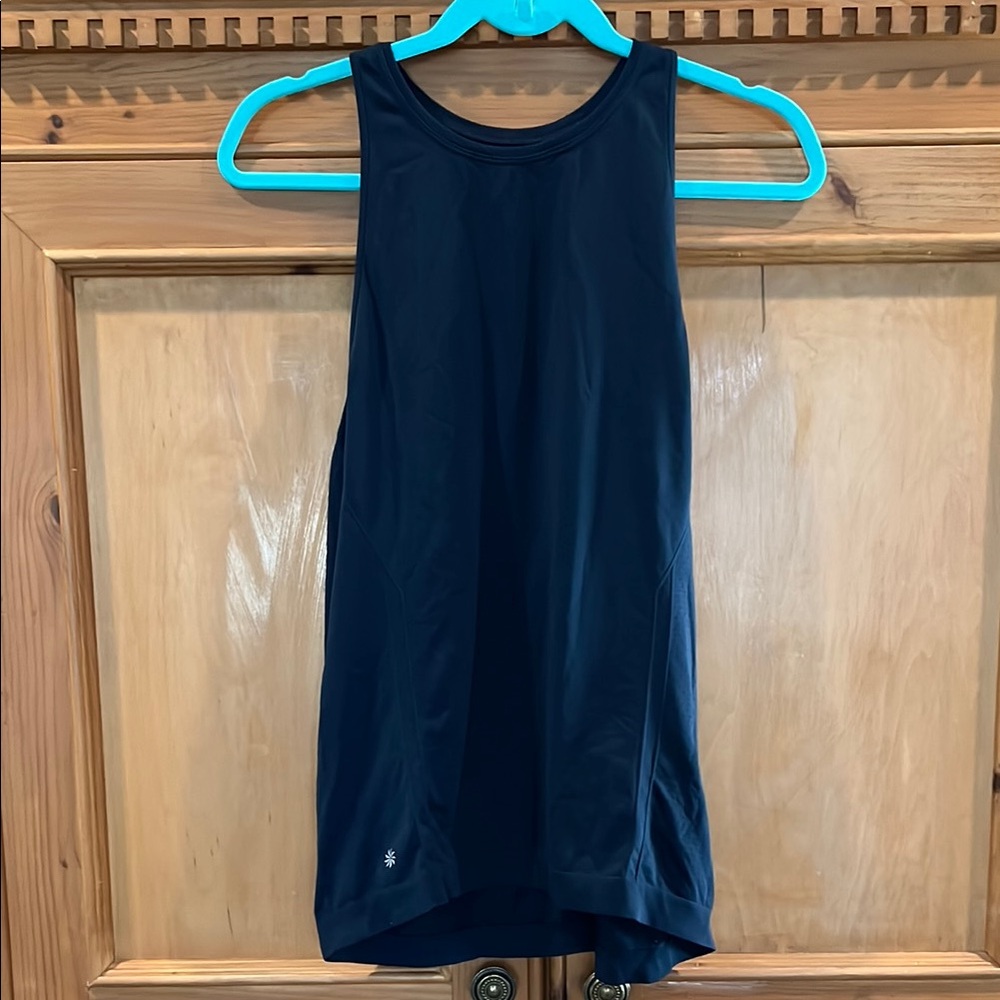 Athleta navy blue sleeveless tank top size medium